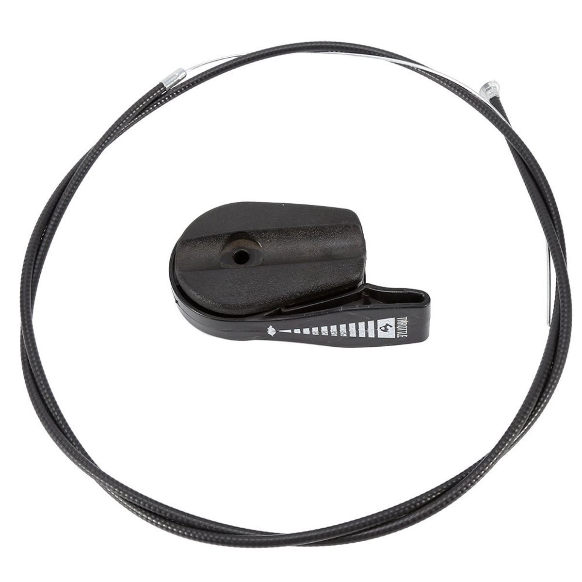 Gaschakelaar, universele 65" Schakelaar Gaskabel Controle Hendel Handvat Kit, Universele Throttle Kabel & Starter Hendel voor Grasmaaier