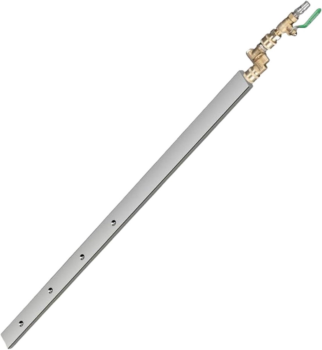 radiatorreinigingsstaaf - 23,62 inch roestvrijstalen hogedrukreiniger, ergonomische stick, geïntegreerde watertank | veelzijdige reiniger voor campers en campers met 180 graden draaibare verbinding vo