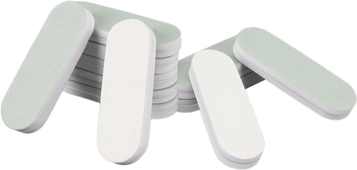 20 stuks rechthoekige zilveren polijststaven, 6 x 2,79 x 0,5 cm, dubbelzijdige polijststokken, krassen verwijderen, reiniging, buffing bars voor sieraden, goud, messing legering