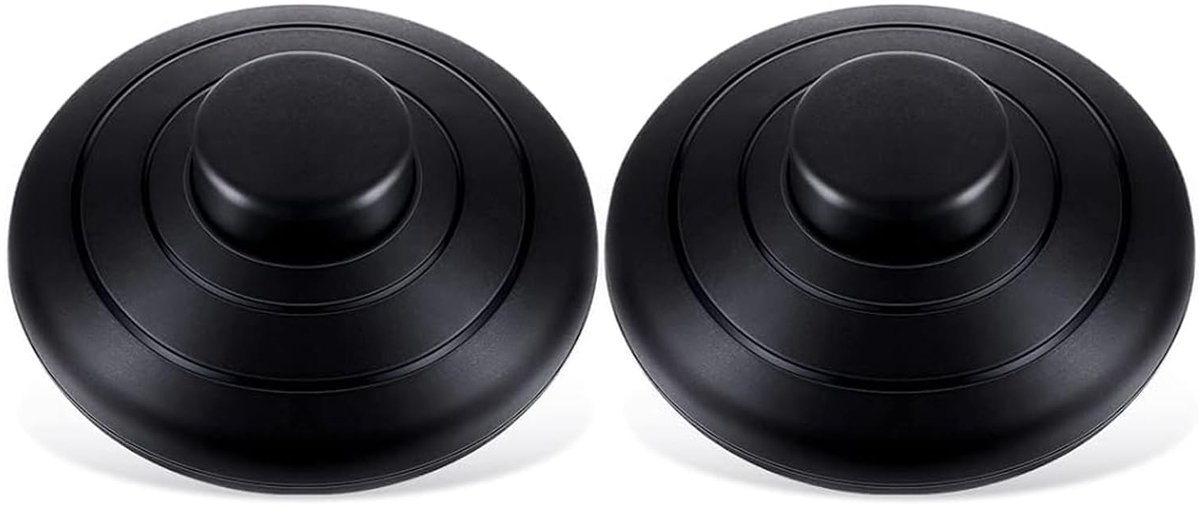 2 Stuks Staande Lamp Voetschakelaar,AC 100-250V Voetpedaal Schakelaar,Ronde Voet Inline Schakelaar,Stap AAN Uit Veer Drukknop voor LED Licht Aan-Uit Regeling