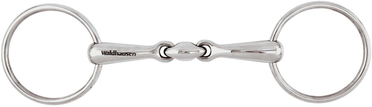 Waldhausen Watertrens Bit Dubbel gebroken - 7x2.2 x 14.5 cm