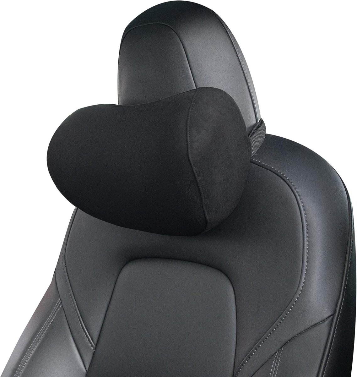wolkenzacht traagschuim, ergonomisch en universeel voor autostoelen, onmiddellijke ontspanning, zwart