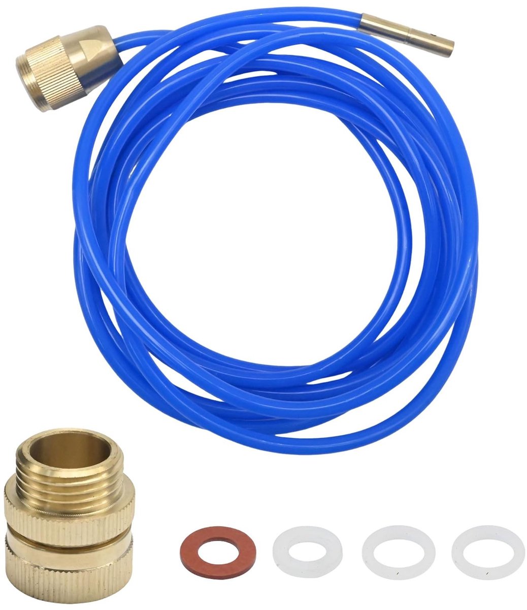 Omgoods - 3 Meter Hogedruk-Buisreiniger voor M22, M24 en 1/2 Inch Buizen - Blauw