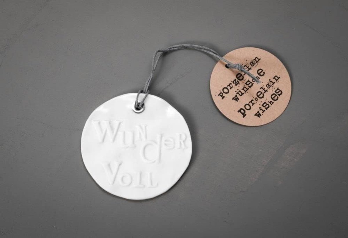 old Friends Porseleinen wensen, geschenkhangers wondervol