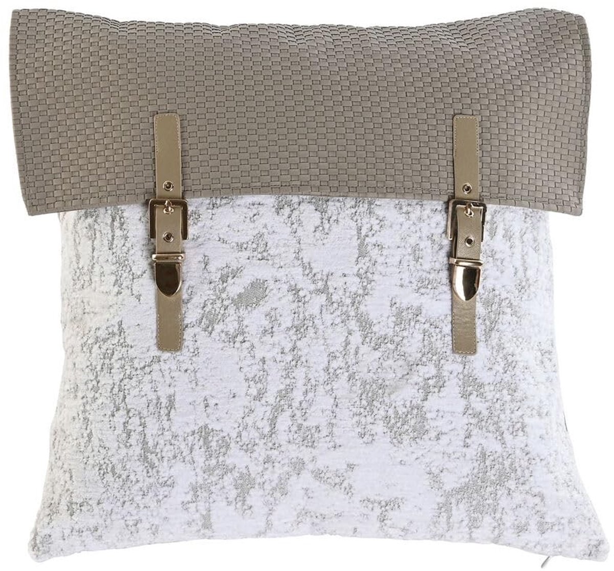 Omgoods - Witte Kussen 45 x 10 x 45 cm - Originele Decoratie voor Thuis