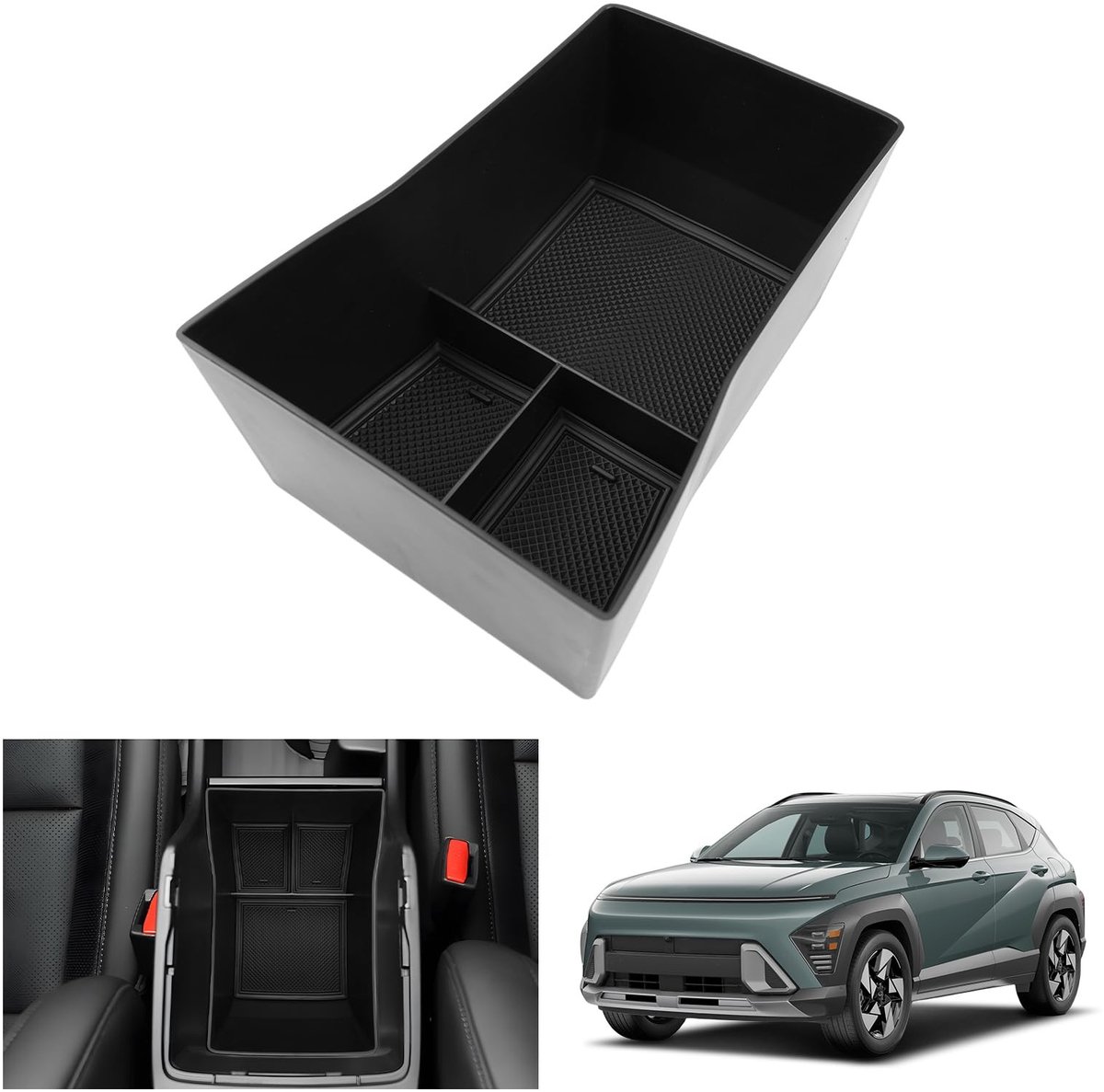 Omgoods - Center Console Opbergdoos voor Hyundai Kona SX2 2024-2026