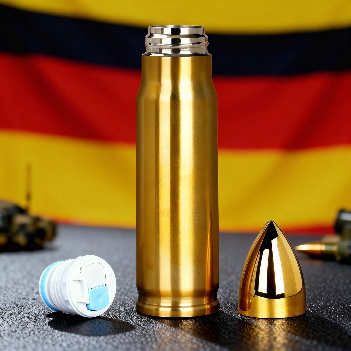 Omgoods - RVS Thermosbeker 500ml Voor Koffie en Thee