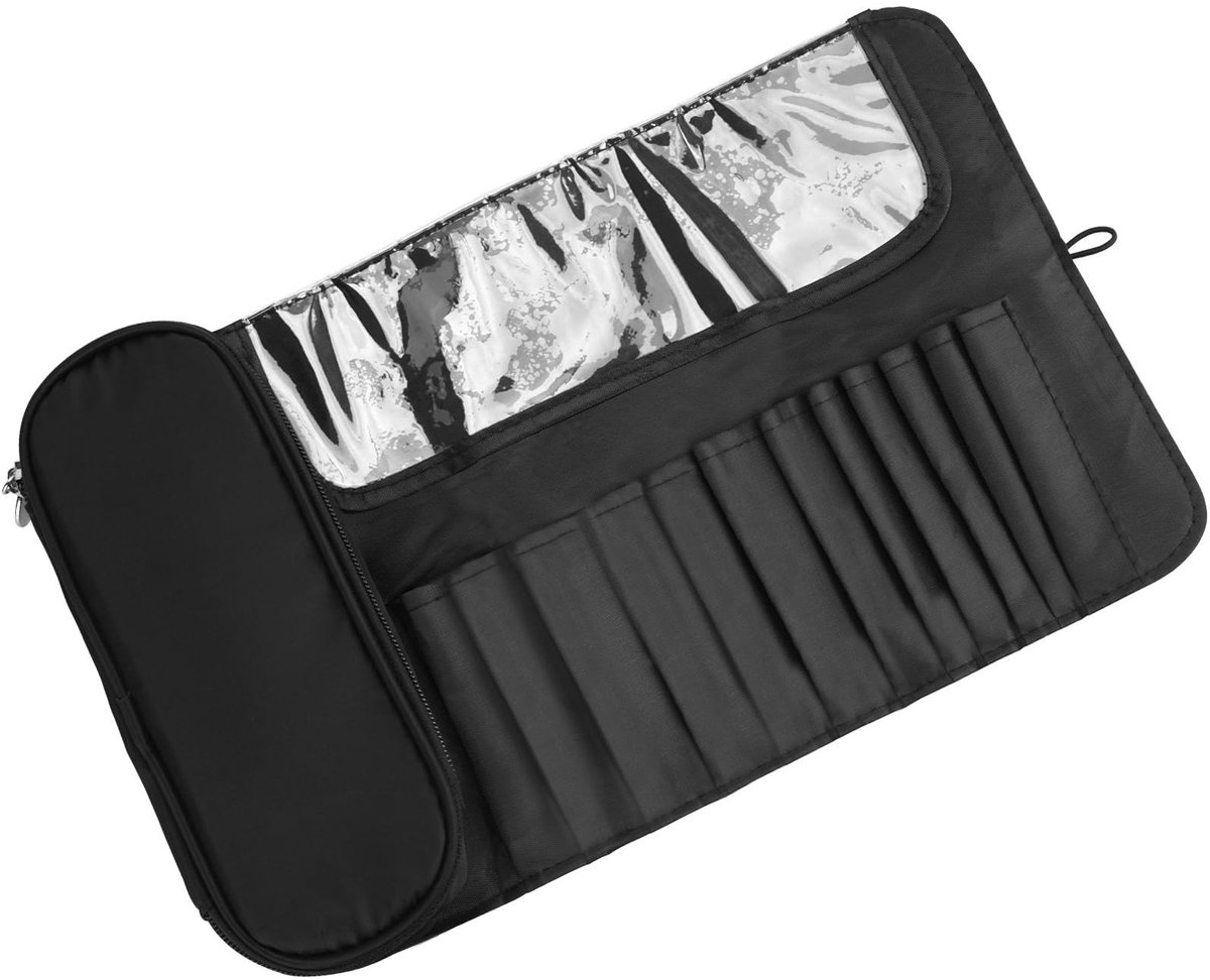 Omgoods - Opvouwbare Make-up Borstel Tas - Multi-functionele Cosmetica Opbergoplossing voor Reizen