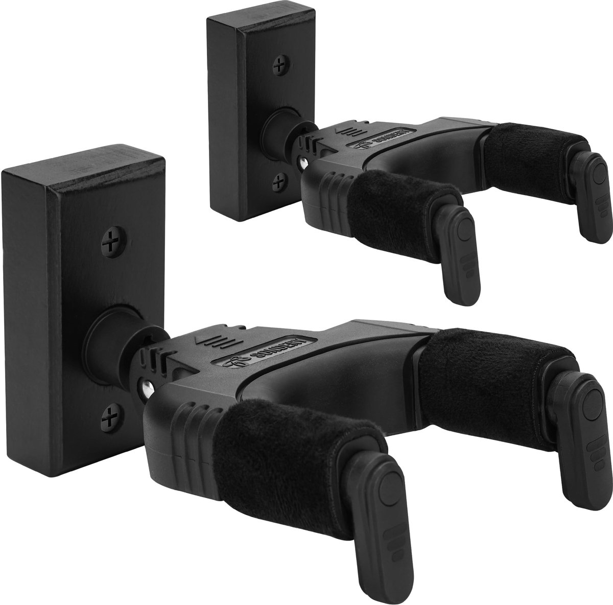 Omgoods - Gitaar Wandhaak Set - Wandhouder voor Akoestische en Elektrische Gitaren (2 Stuks)