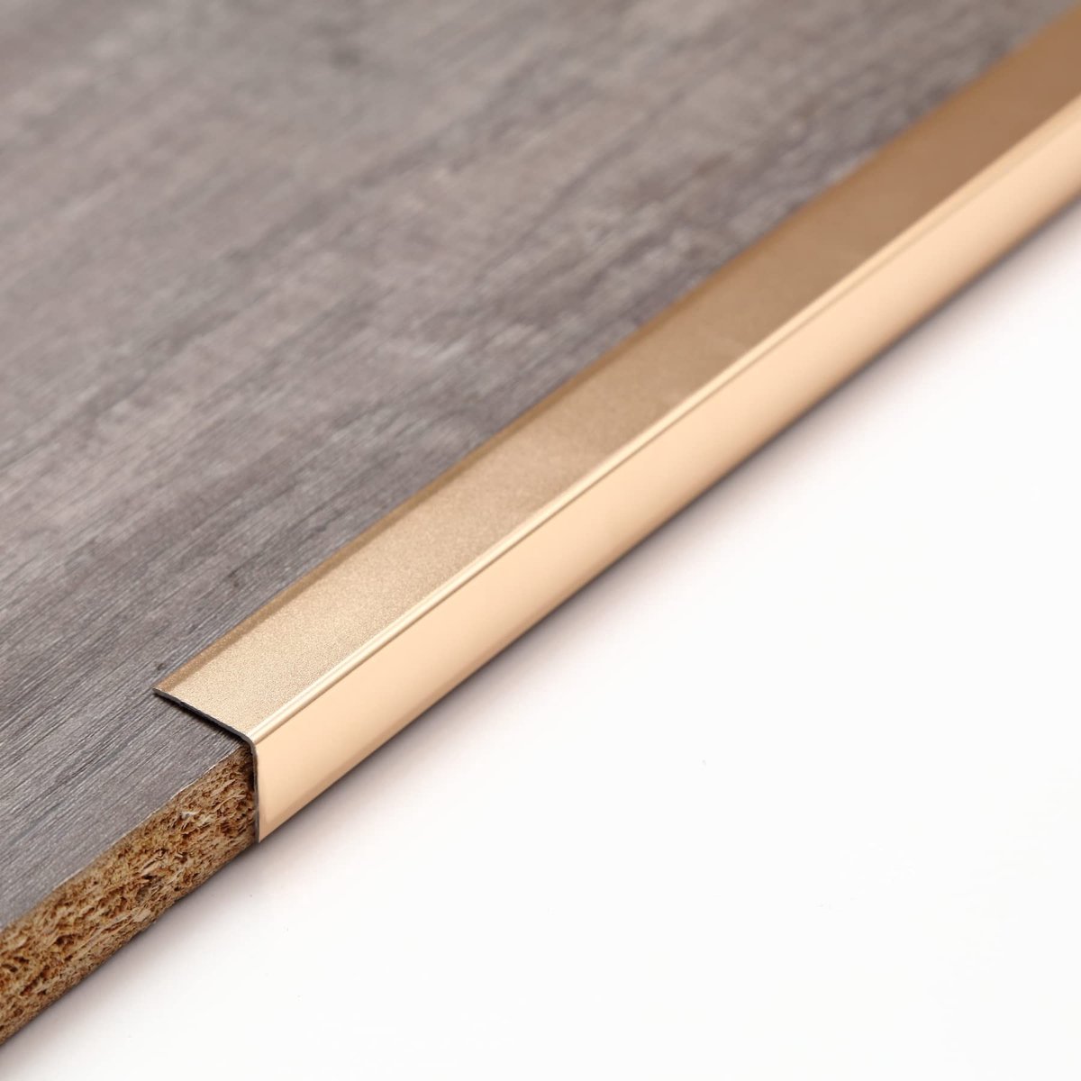 Omgoods- Hoekbeschermers Aluminium - L-vormige Hoekbescherming - Zelfklevend - 90° - 0,9 m × 2 cm - 3 Stuks