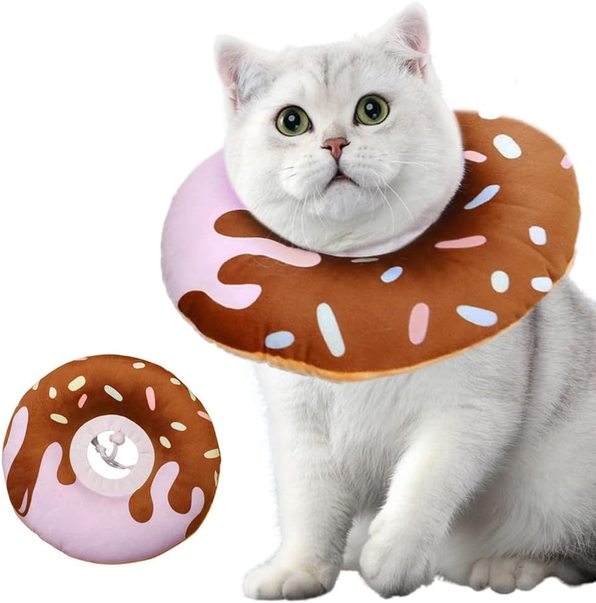 beschermkraag voor huisdieren, tegen bijten, verstelbare beschermende veiligheidshalsband, speciale bescherming voor katten en honden