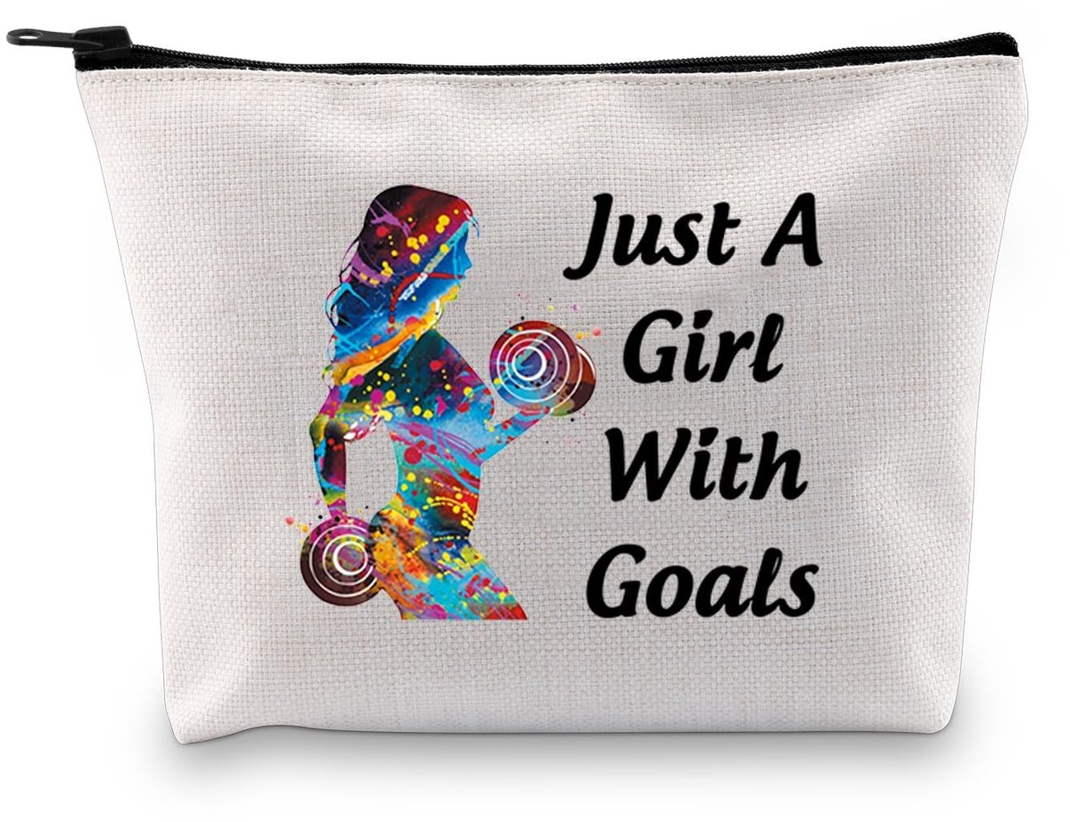 Omgoods - Funny Gym Gift Bodybuilder Zipper Bag - Cosmetica en Fitness Inspiratie