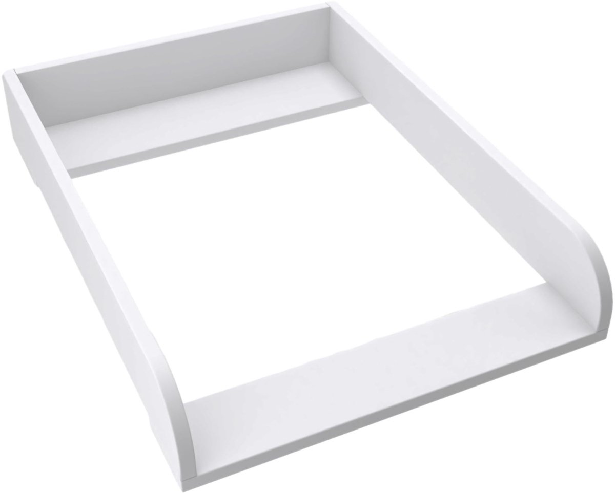 Omgoods- Verschoonblad Afneembaar - Commode Baby - Aankleedopzetstuk - 72cm x 54cm - Geschikt voor IKEA Malm - Wit