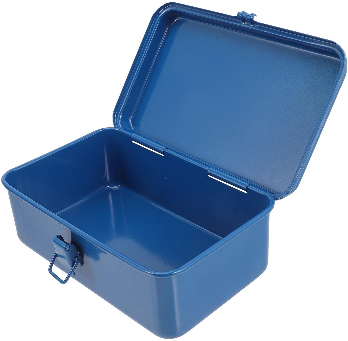 Omgoods - Lockable Heavy Duty Gereedschapskist van IJzer met Compartimenten