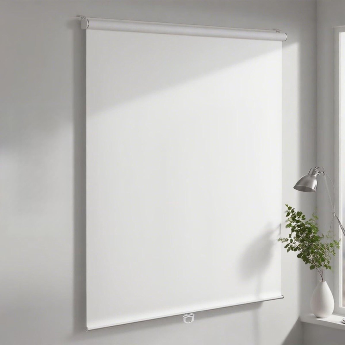 Omgoods - Blackout Rolgordijn Klemmfix Zonder Boren - Zwart 60 x 130 cm