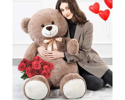 Omgoods - MorisMos XXL Knuffelbeer - 130 cm grote teddybeer voor kinderen