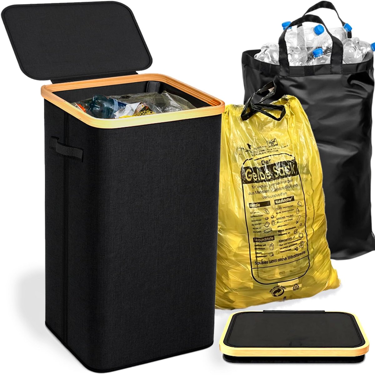 Omgoods - Multifunctionele Statiegeldflessen Verzamelbak - 70L tot 120L