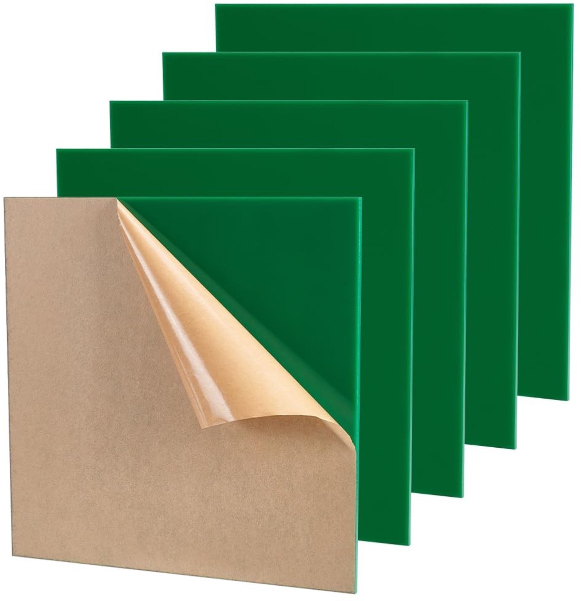 Omgoods - 5 Stuks 20 x 20 cm Acrylplaat voor Lasergravure - Vervanging van Glas