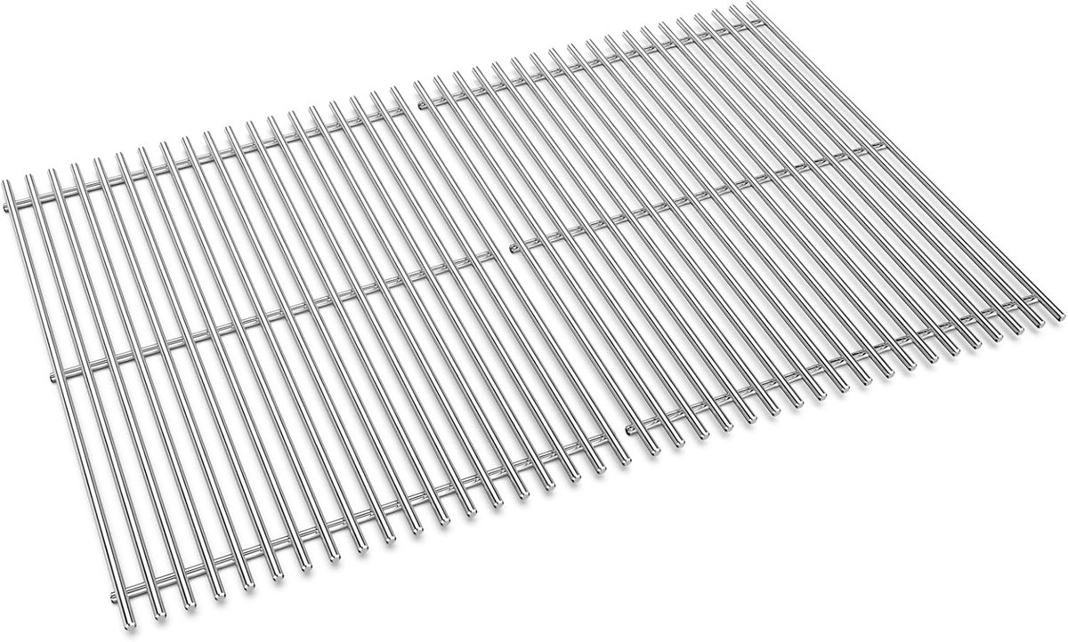 47,6 x 33,7 cm roestvrijstalen grillroosters 66095 voor Weber Genesis II E-310, Genesis II LX E-340/S-340, Genesis II S-310, Genesis II 310/335, Genesis II EX315, roestvrijstalen grillrooster