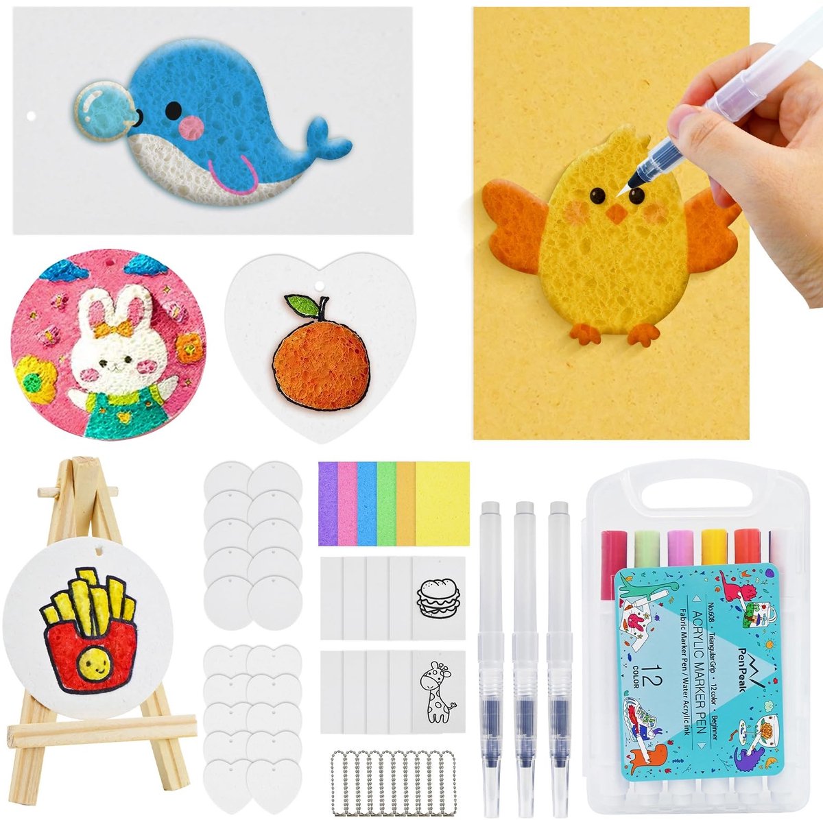 Omgoods - Puffy Paint Set - 62-delige 3D Schilderkit voor Kinderen
