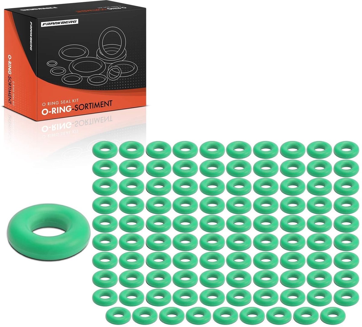 Omgoods - Universele Airconditioning Reparatie Kit - 100 Stuks O-ringen