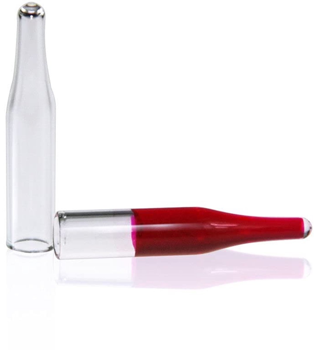 Omgoods - Glas Inserts voor Flessen, 250 µL Volume, Conische Bodem - 100 Stuks