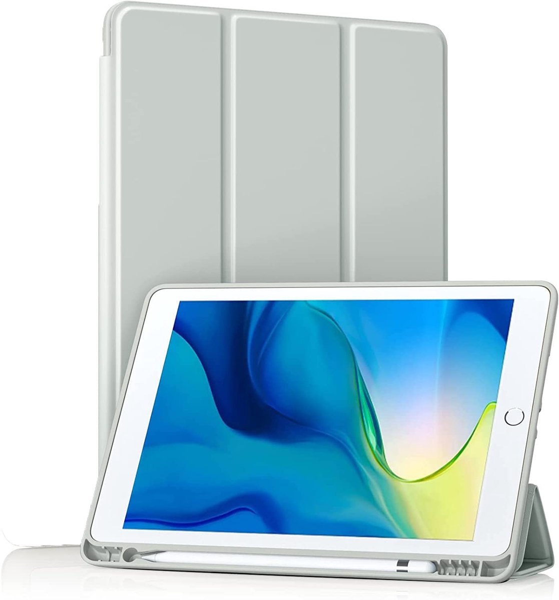 Omgoods - 10.2 Inch iPad Hoes met Penhouder - Voor 9e/8e/7e Generatie met Auto Sleep/Wake