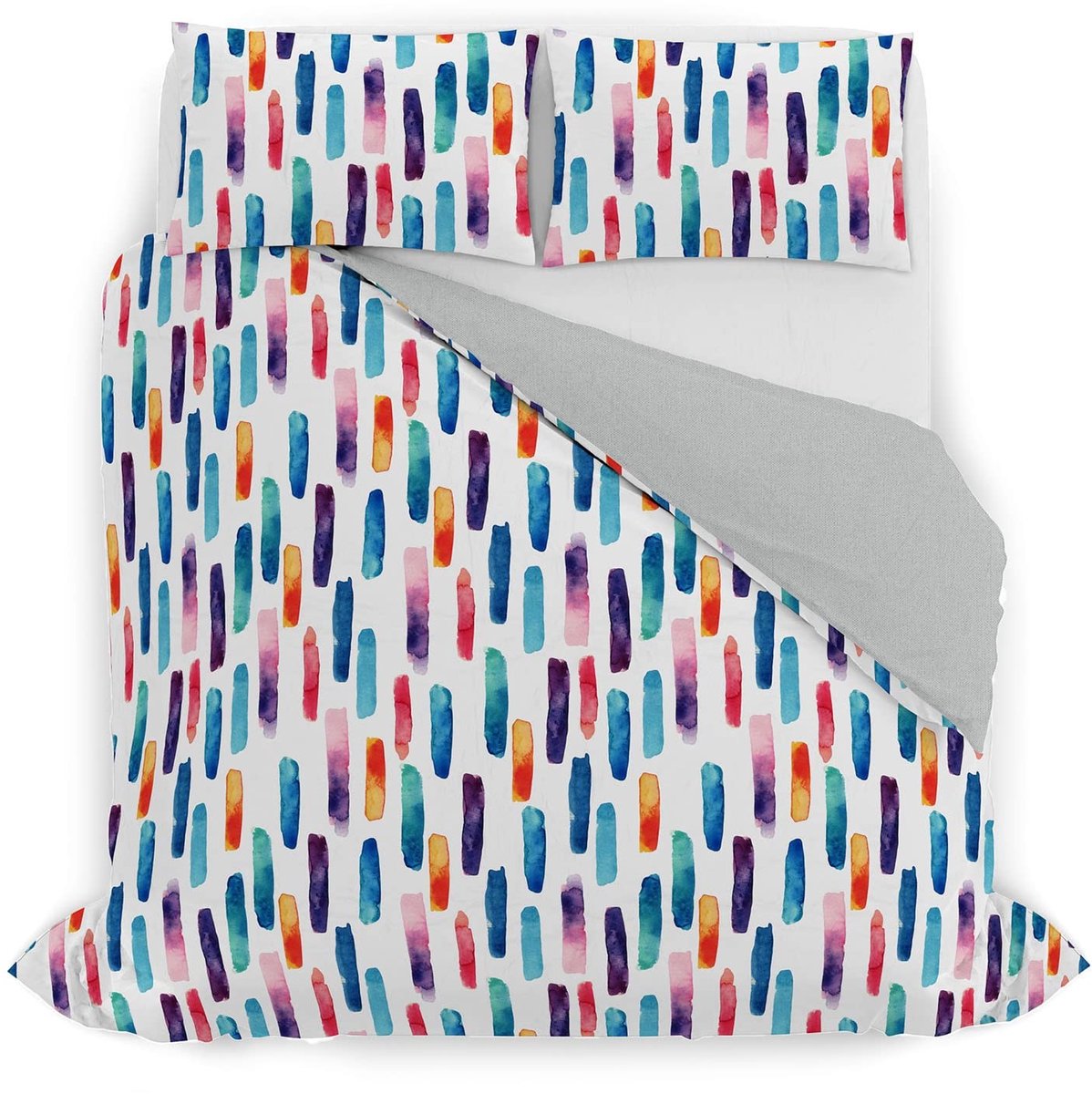 Omgoods - Beddengoedset Watercolor voor Tweepersoonsbed 250 x 200 cm