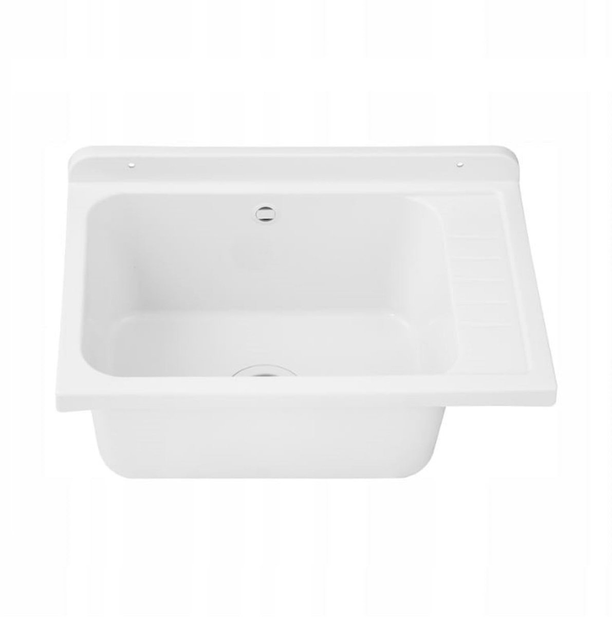 Omgoods - Sink Outdoor Tuin Garage Badkamer Keuken Werkplaats Wastafel (Wit)