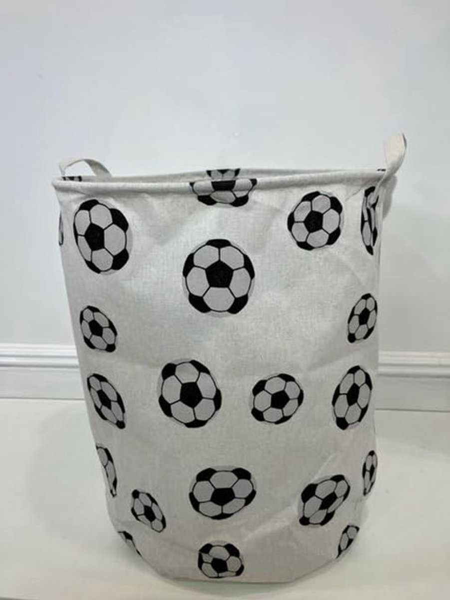 Omgoods - Wasmand met Voetbalthema 40 x 50 cm