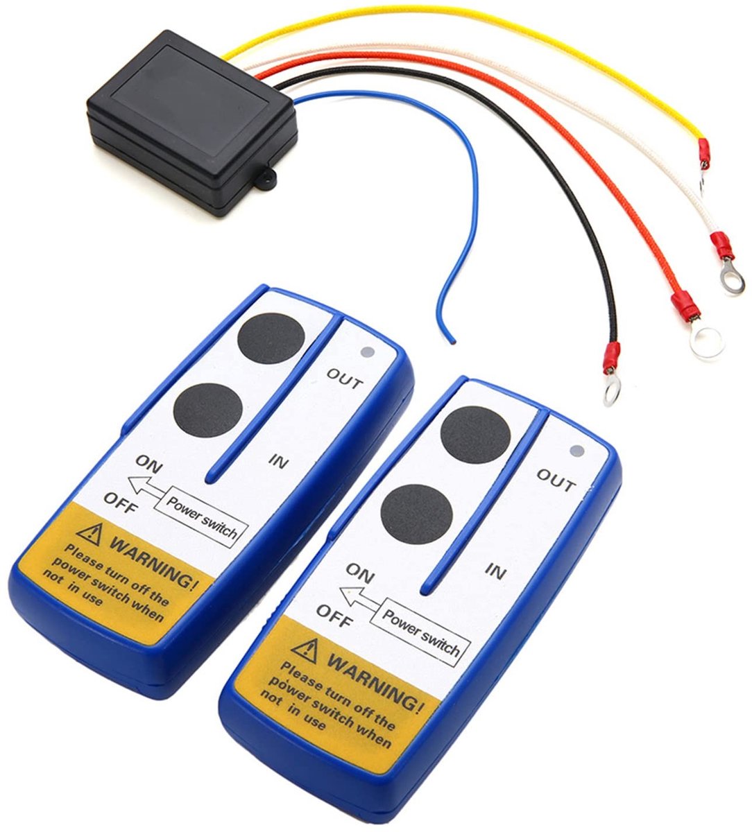 Omgoods - Draadloze Lierafstandsbediening 12V - Set van 2 tot 50 ft