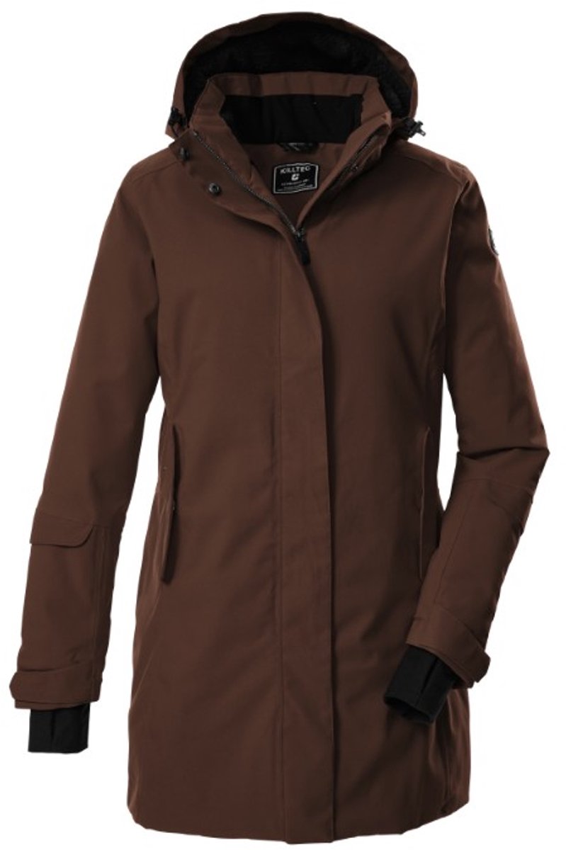 Parka bruin 43309 functioneel winter Killtec - maat 38