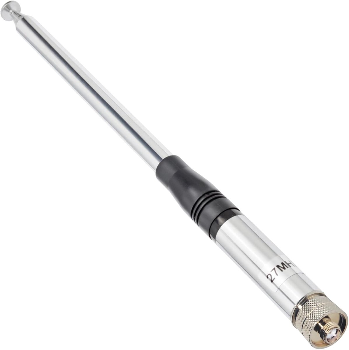27Mhz CB Radio-antenne, Compatibel met Quansheng UV-K5(8), K6, TK-11(5), TK-11(8) Handheld Radio, SMA Vrouwelijk, Telescopische antenne (130 cm)
