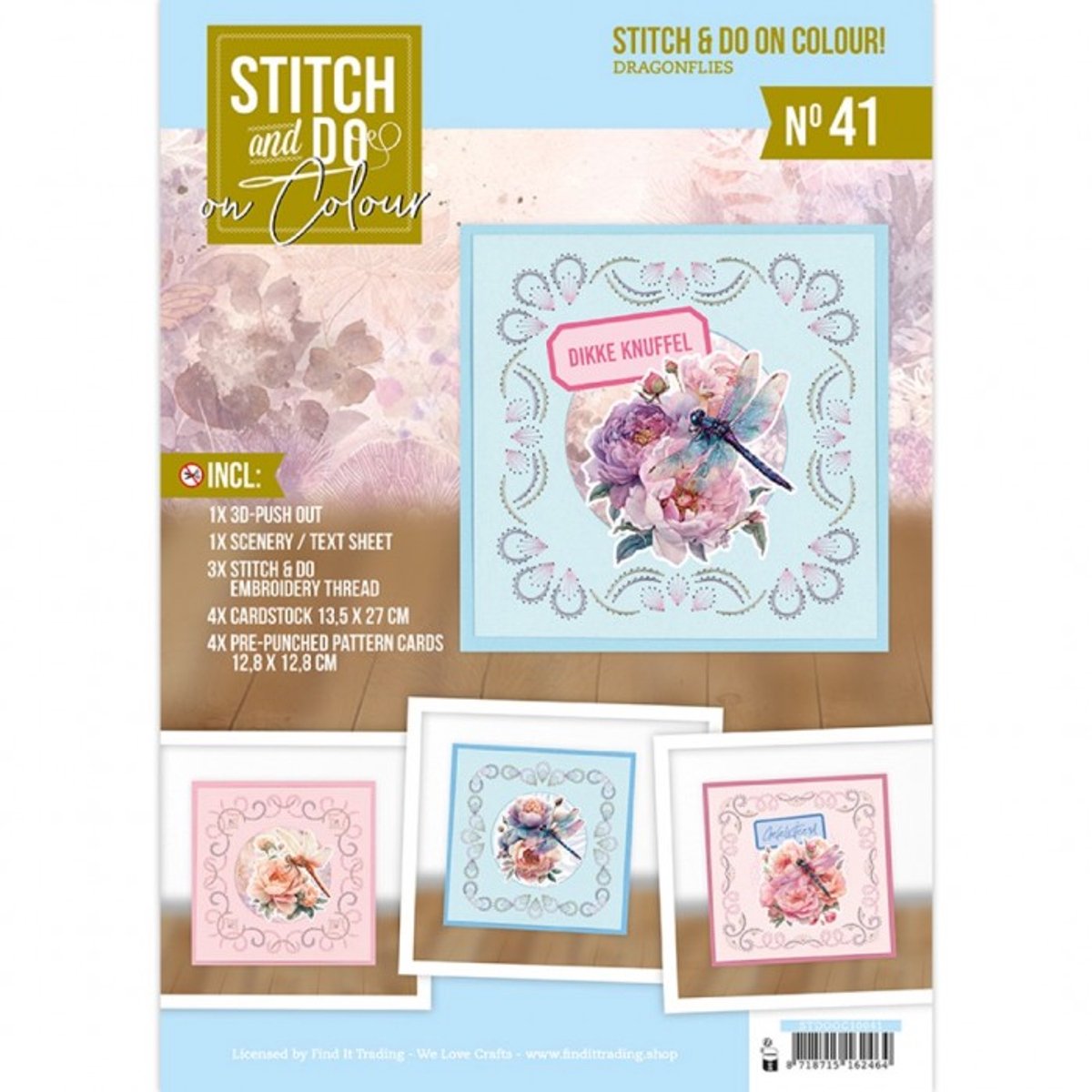 Stitch and DO on Colour 41 - Dragonflies - Boek met Met borduurwerk - Gratis verzonden - STDOOC10040