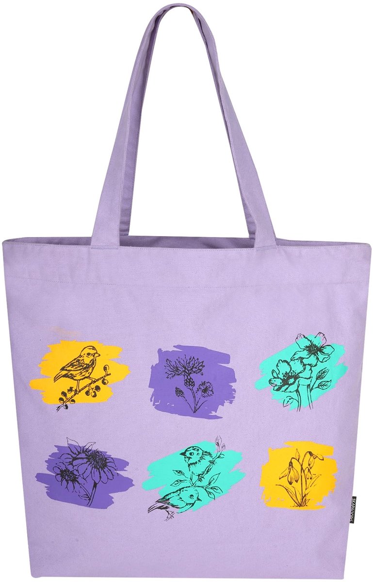 Omgoods - Canvas Grote Rits Handtas - 100% Katoen, Eco-vriendelijk voor Vrouwen