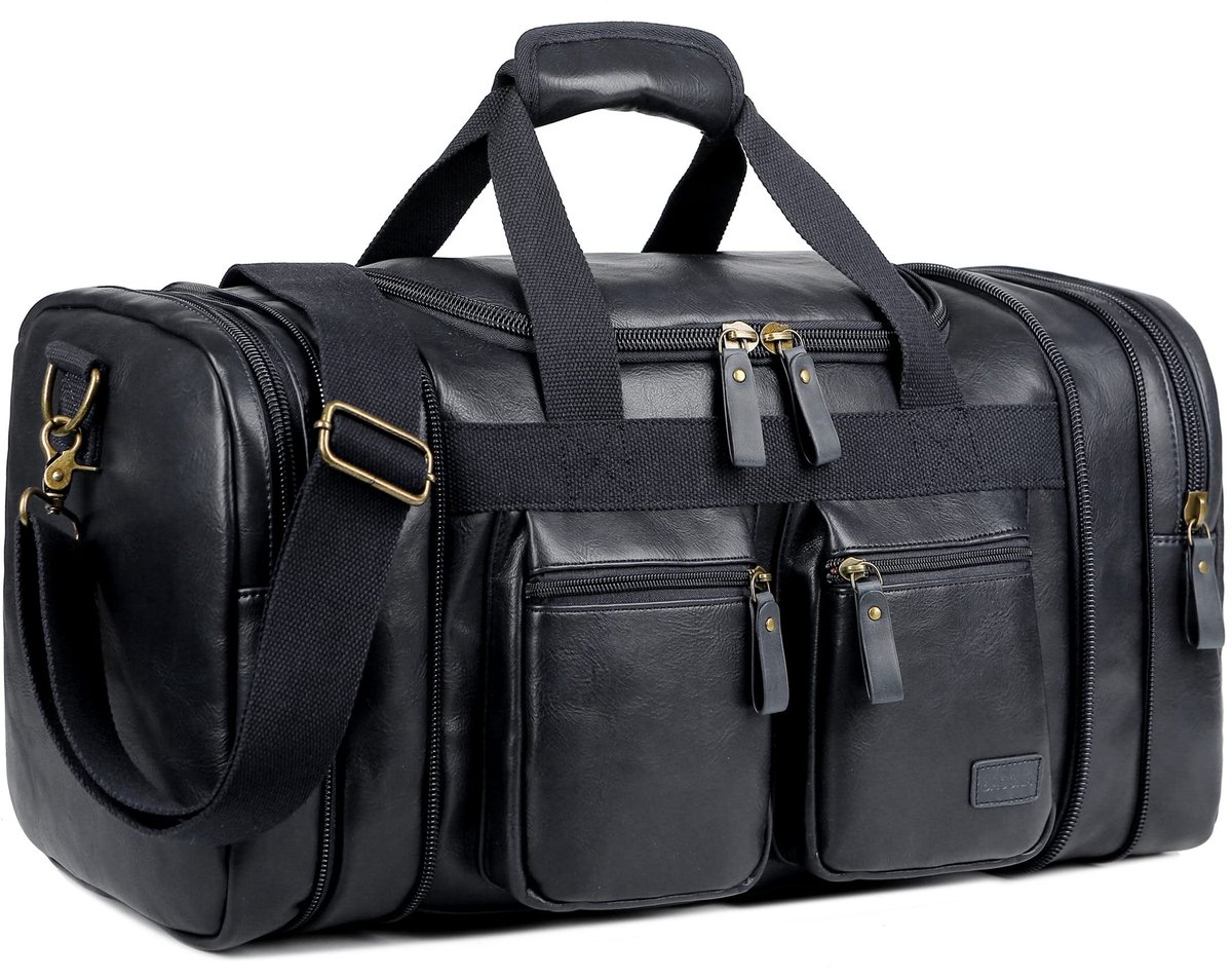 Omgoods - Faux Leren Weekendtas voor Reizen en Sport