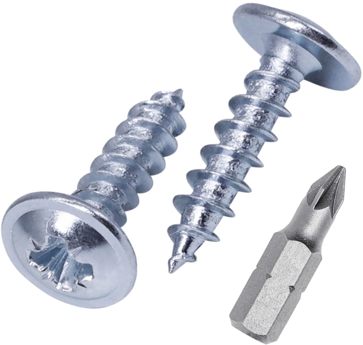 Omgoods - 150 Stuks Verzinkte Stalen Houtschroeven 4x16mm