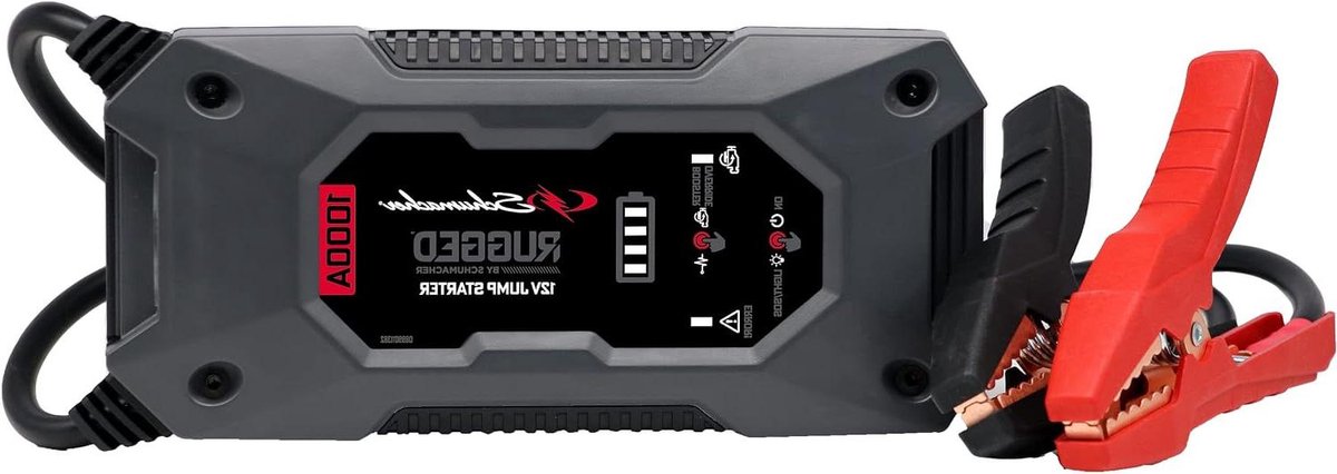 Accubooster Auto - Lithium Starthulp - Auto Starten - 1000A Instant Kracht - Tot 6L Benzine / 3L Diesel - Zwart