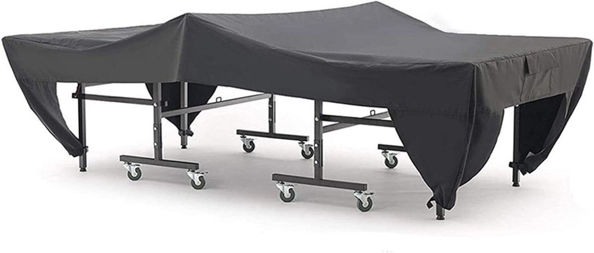 Tafelhoes Tafeltennis - Hoes Tafel - Tafel Beschermen - Waterdicht Oxford Doek - 280 x 154 x 76 cm - Zwart
