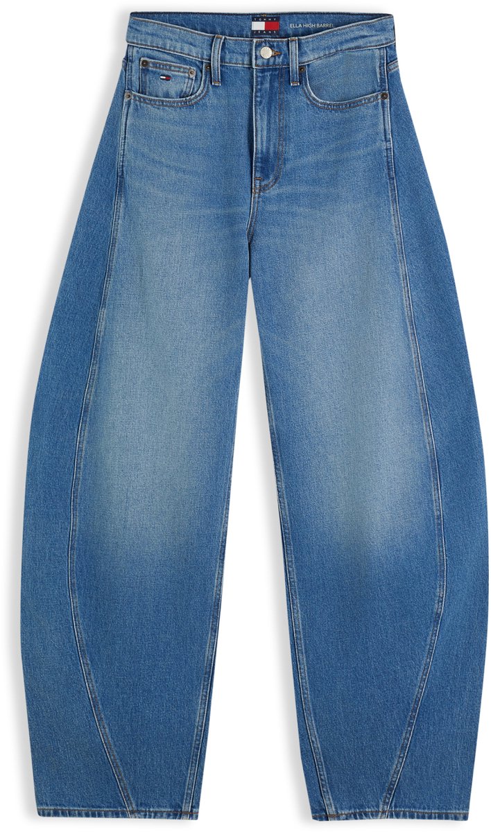 Tommy Jeans Ella High Rise Barrel Dw0dw23508 1a5 Medium Dames Blauw