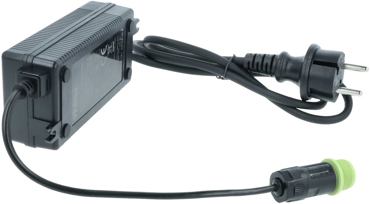 vhbw-voedingsadapter compatibel met Worx Landroid WR167E, WR206, WR165E, WR148E, WR142 robotmaaiers - 21,7 cm