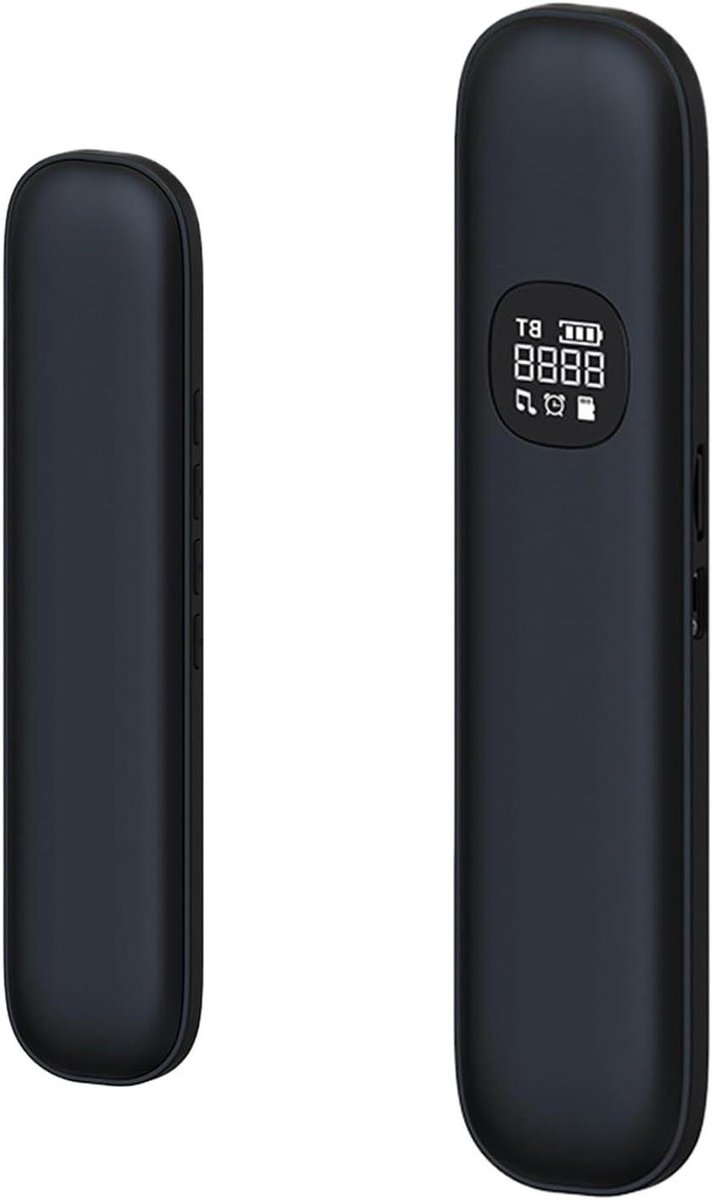 Onder Kussen Speaker - Nachtkastje Speaker - Rustig Slapen - Botgeleiding Technologie - 15.7x3.7x1.1cm - Zwart