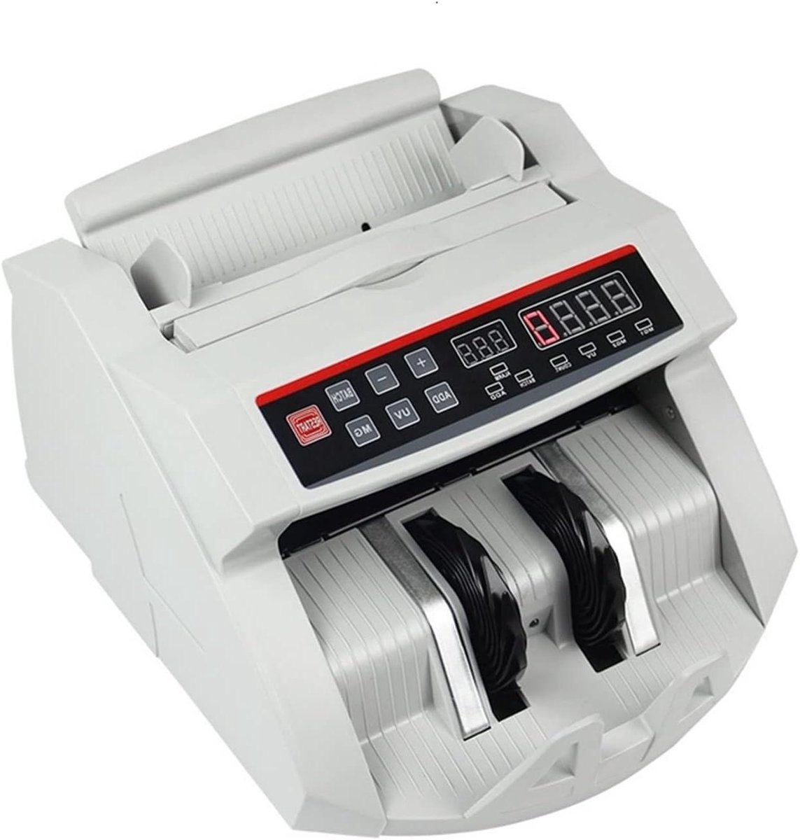 Geldtelmachine - Geld teller machine - Valuta Sorteren - Automatische Detectie - 900 stuks/min - Grijs
