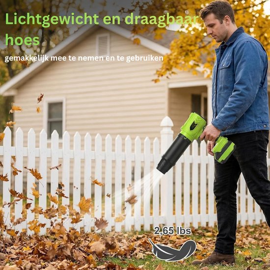 ApexArte® Draadloze Bladblazer - Accu Blazer - Tuin Schoonmaken van ApexArte — afbeelding 3