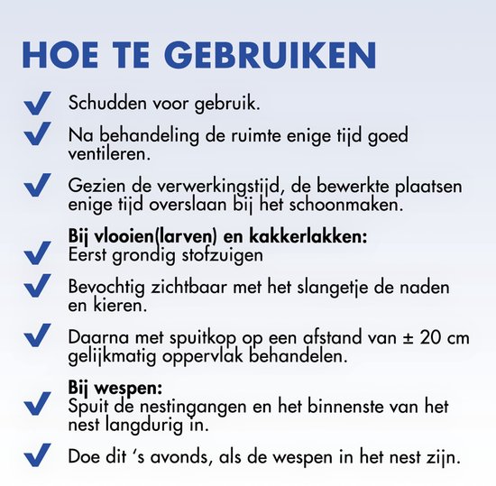 Roxasect Spray tegen Kruipende Insecten en Wespen - Insectenspray - Ongediertebestrijding - Insecten Spray - 400 ml