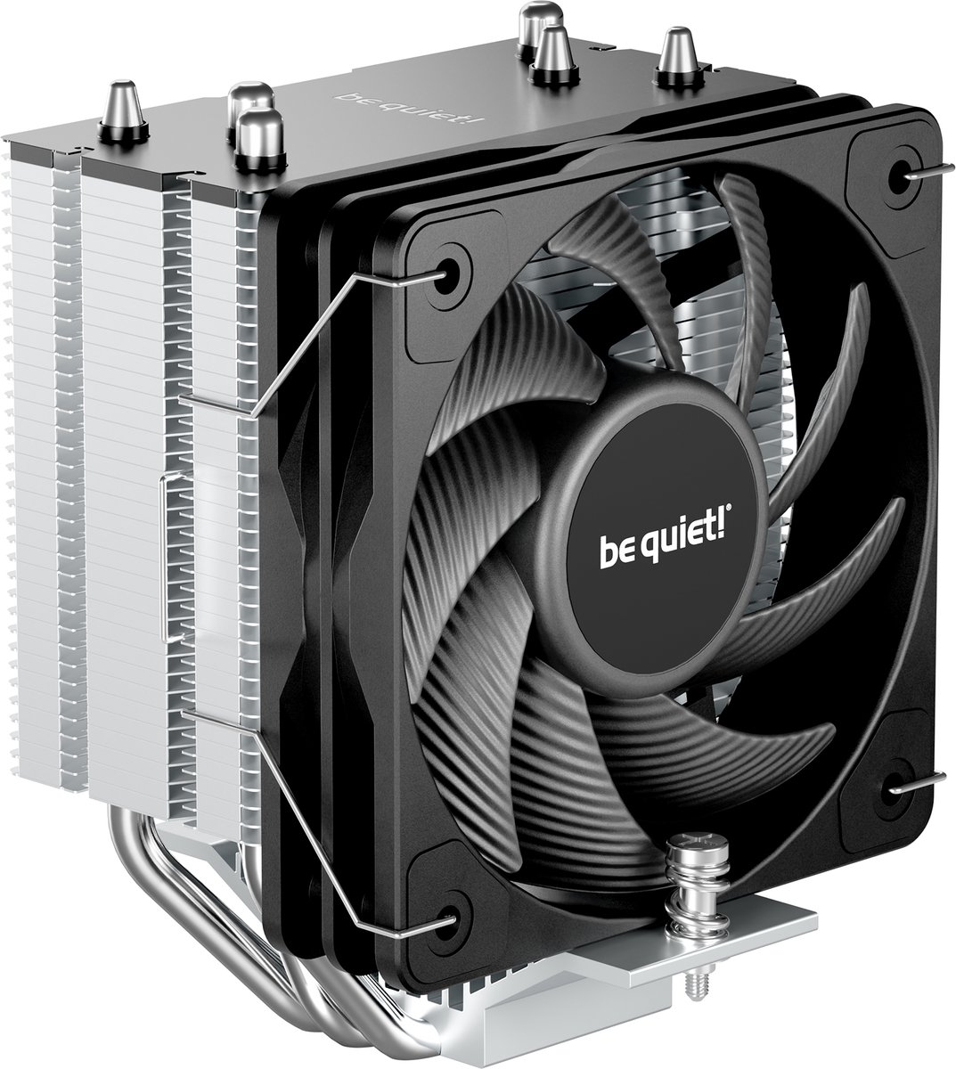 Be Quiet! - Pure Rock Slim 3 - CPU Koeler - 100mm PWM - Zwart/Zilver