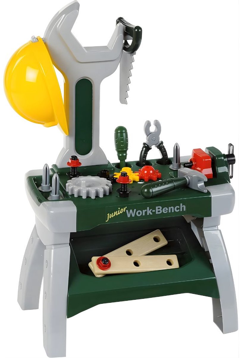 KIRA® Kinderspeelgoed - Werkbank Bosch Speelgoed - Klein Toys Bosch Mini - Groen - 49cm x 29cm x 71cm