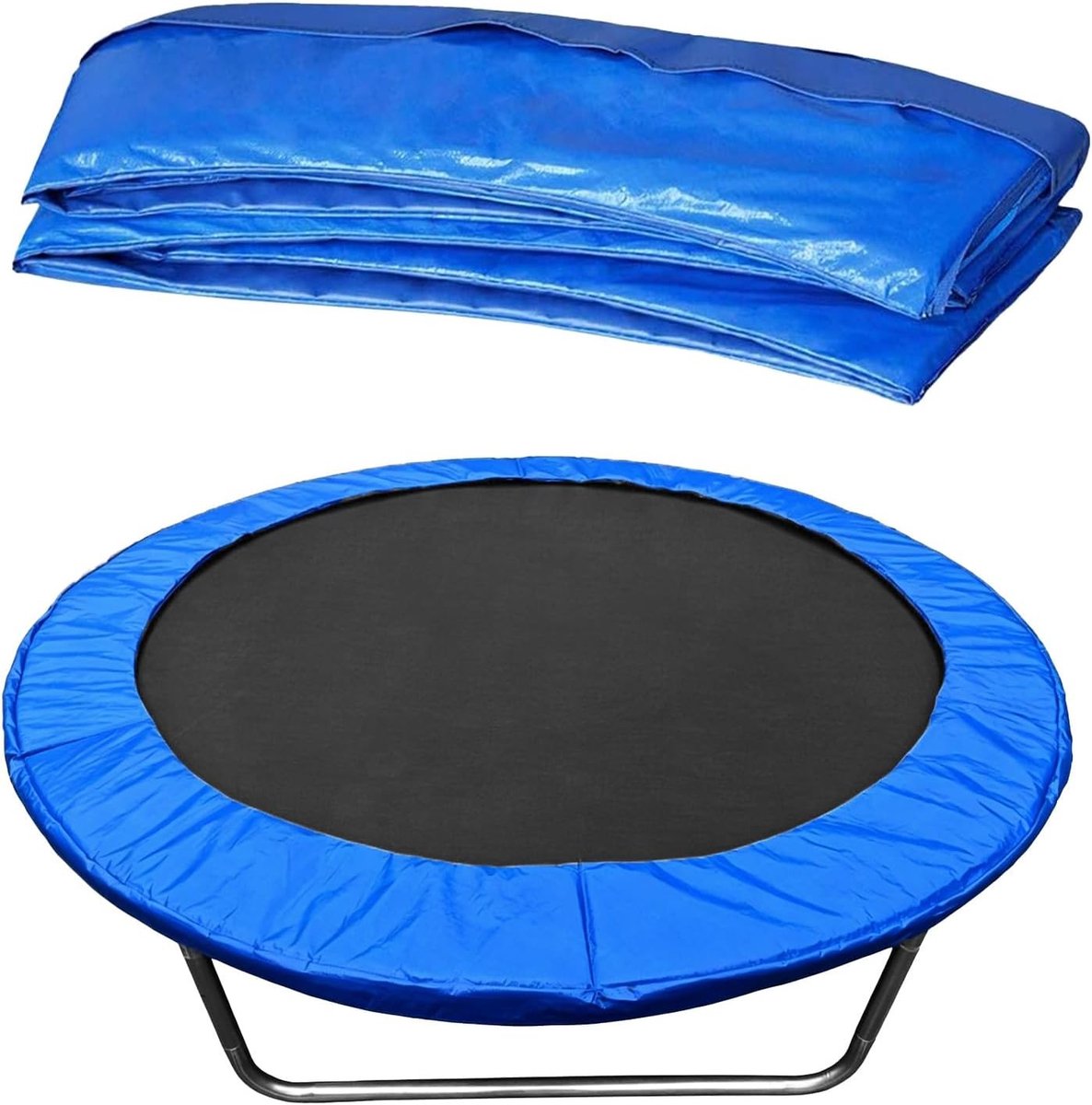 Randafdekking voor trampoline 244 cm, 305 cm en 366 cm - UV-bestendig, waterafstotend en weerbestendig zeil voor optimale bescherming en veiligheid