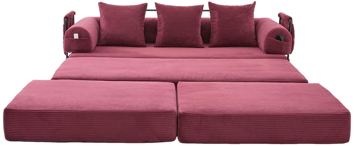 YYchan modulaire bank met hocker - meerkleurig - 200 x 190 x 67 cm