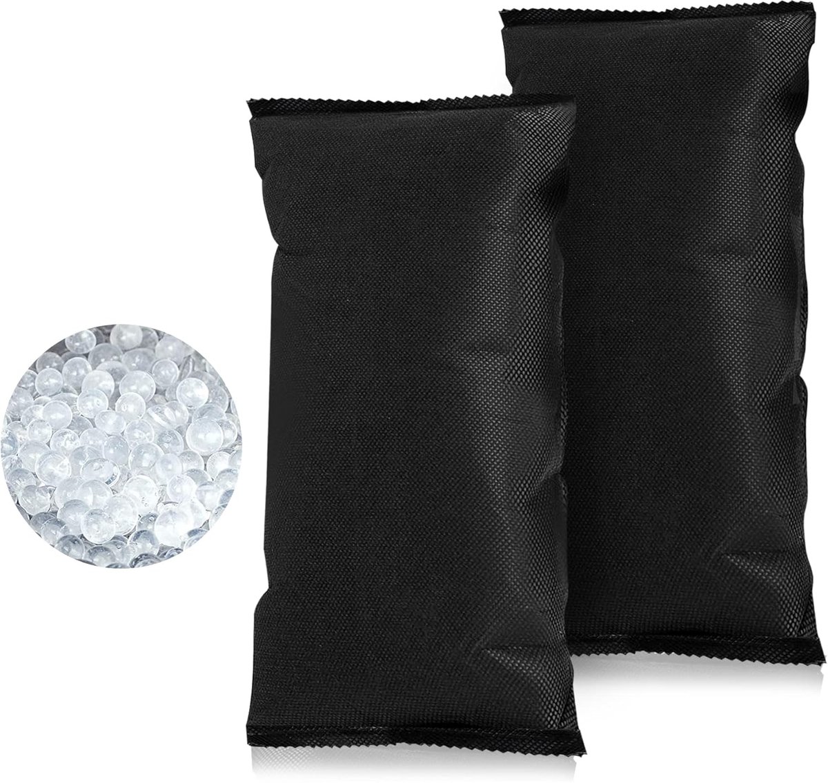 Thijox - Omeco Ontvochtiger Autokussen 1000g - Herbruikbare Silicagel Luchtontvochtiger Granulaatpakket - Vochtbestrijding voor Auto, Kelder, Kast - E